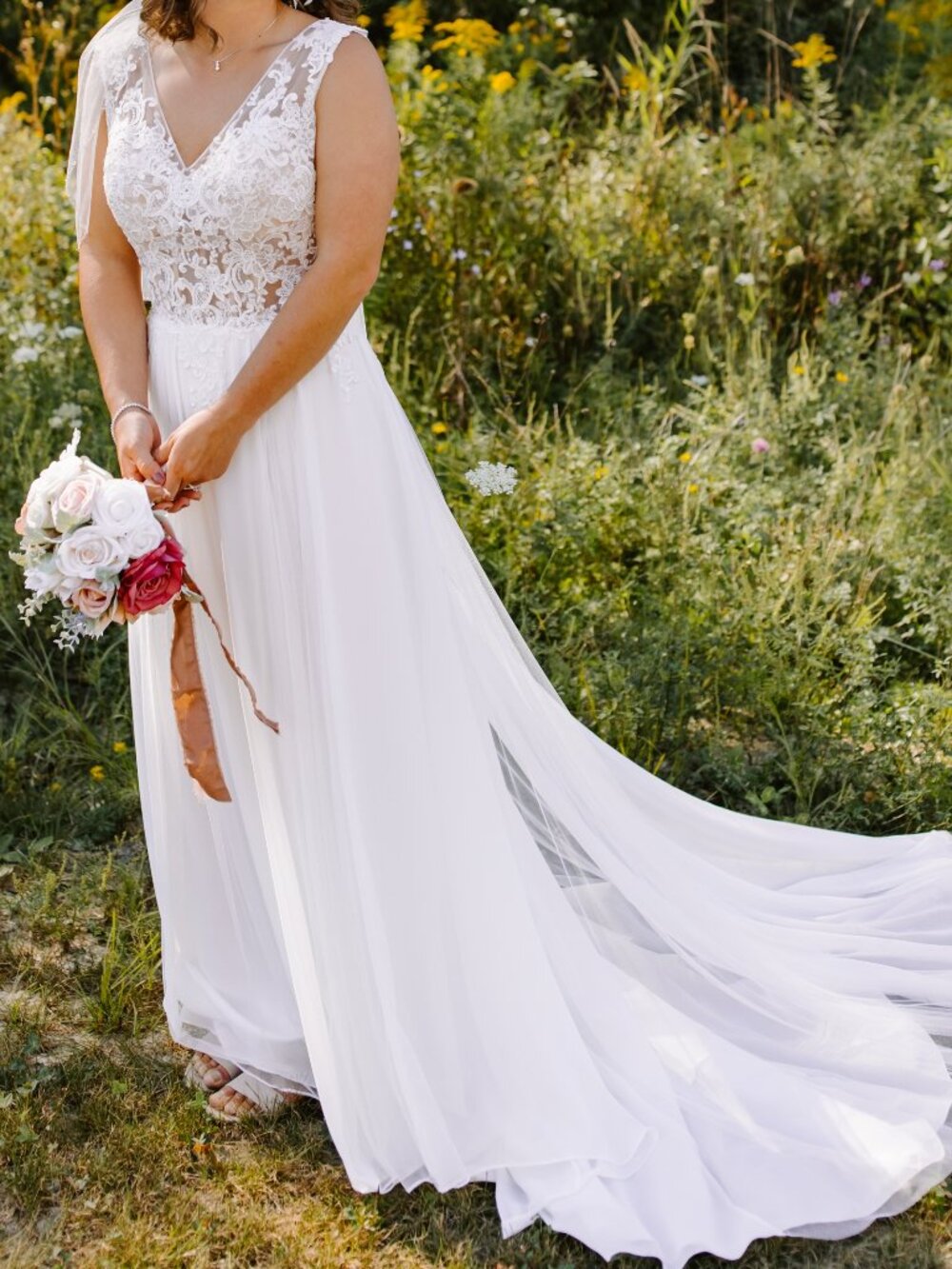 Pronovias, Periwinkle Wedding Dress
